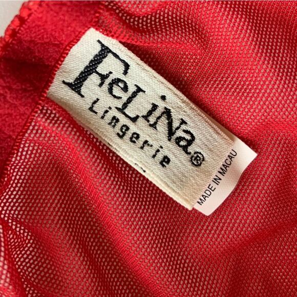 Felina Vintage Lingerie Set - Bustier Panty & Garter Belt 34C Small - Picture 14 of 15